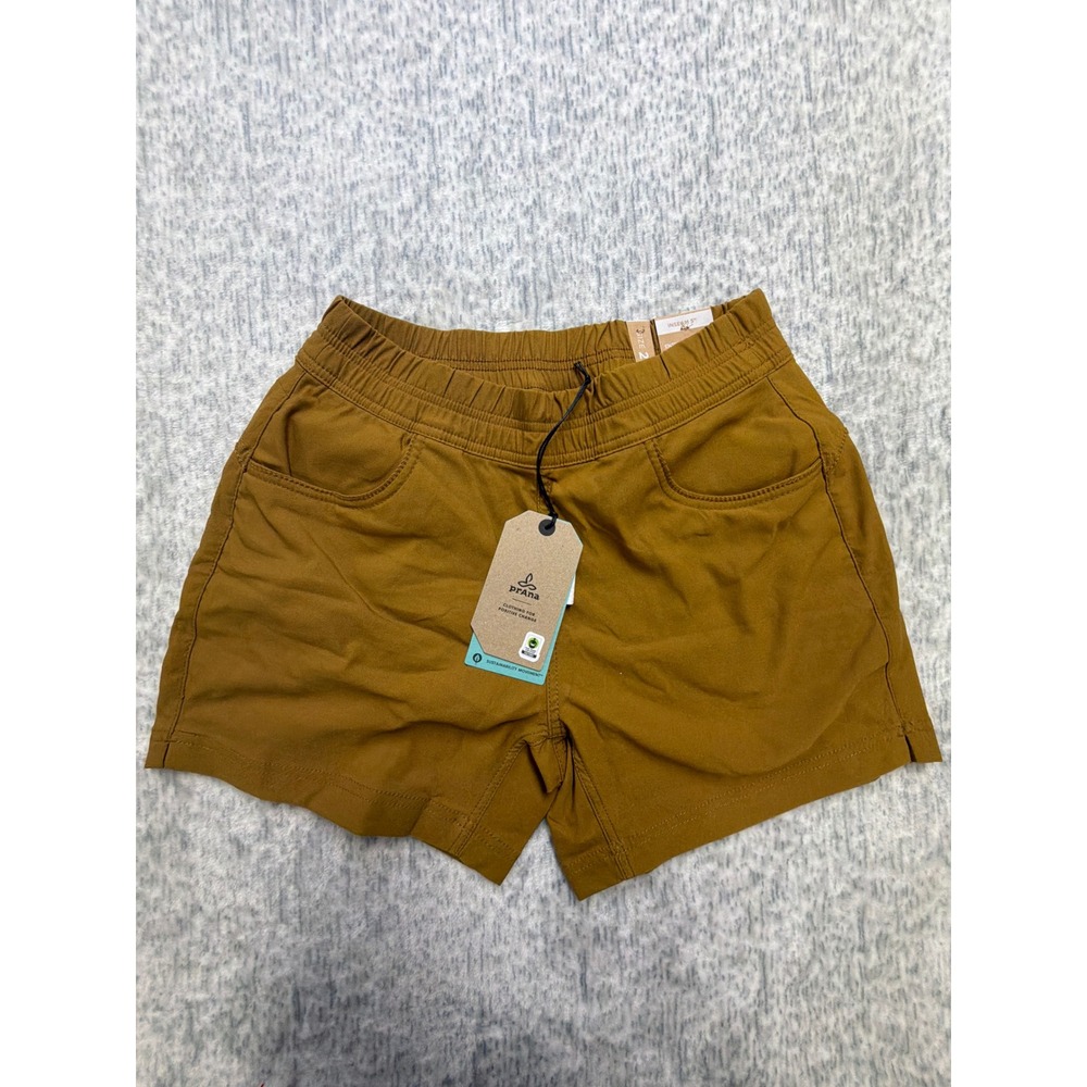 Prana Halle E-Waist Short II Antique Bronze Womens 2 05 1971701 5 Inch Inseam‎